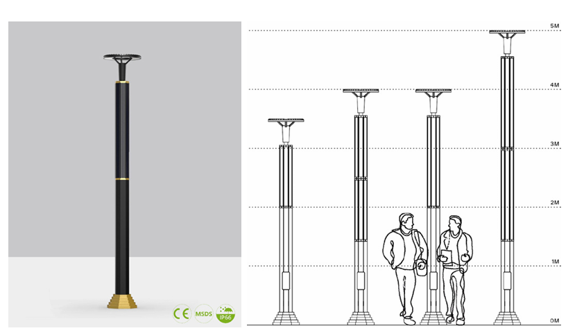 Farola Solar AN-0100-XXX (Clásica)